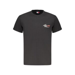 Tommy Hilfiger Heren T-shirt – Zwart - Afbeelding 1