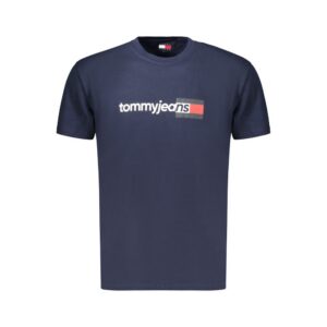 Tommy Hilfiger Heren T-shirt – Blauw - Afbeelding 1