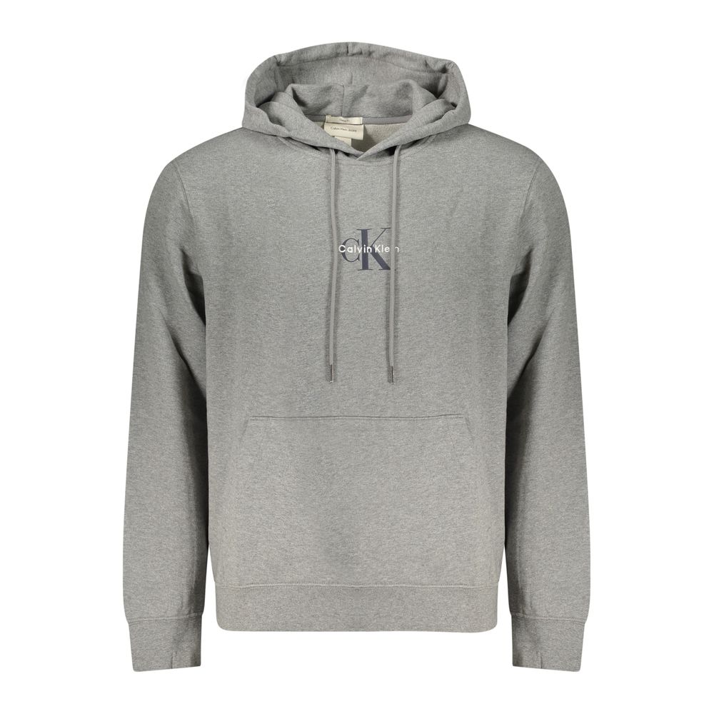 Calvin Klein Heren Hoodie – Grijs