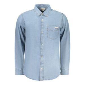 Calvin Klein Heren Overhemd - Licht Blauw - Afbeelding 1