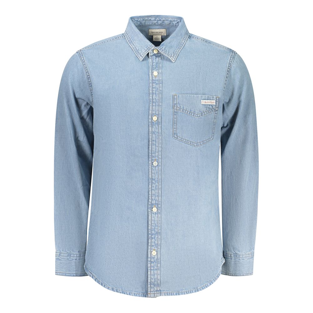 Calvin Klein Heren Overhemd - Licht Blauw