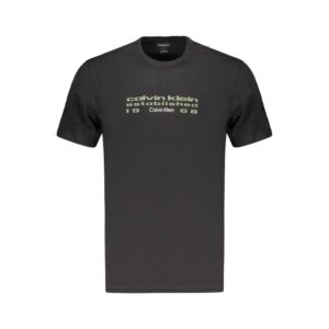 Calvin Klein Heren T-shirt – Zwart - Afbeelding 1