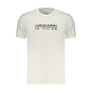 Calvin Klein Heren T-shirt – Wit - Afbeelding 1