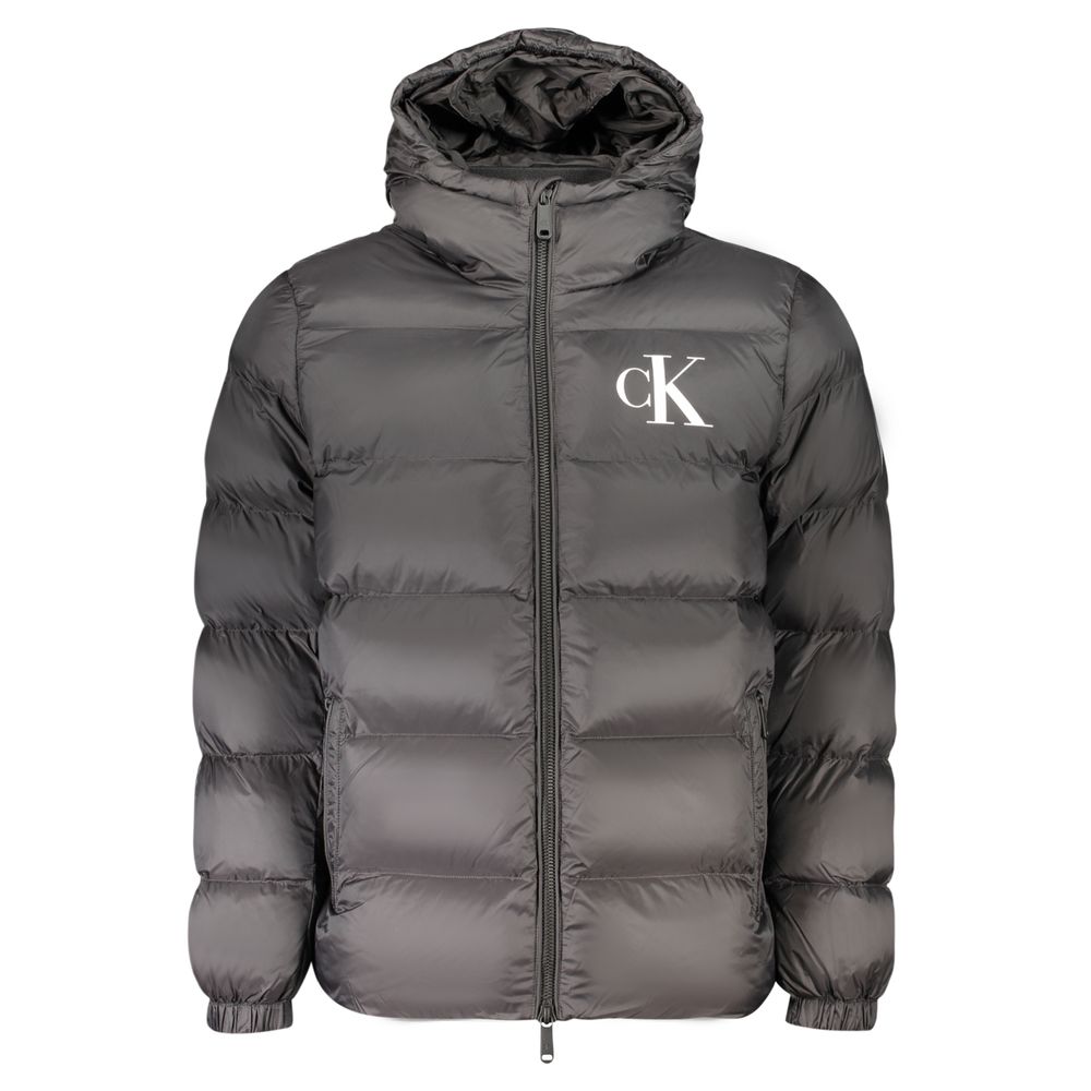 Calvin Klein Heren Jas met Capuchon – Zwart