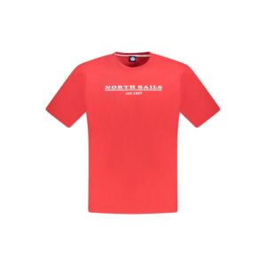 North Sails Heren T-shirt – Rood - Afbeelding 1