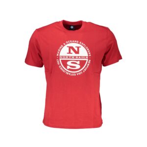 North Sails Heren T-shirt – Rood - Afbeelding 1