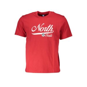 North Sails Heren T-shirt – Rood - Afbeelding 1