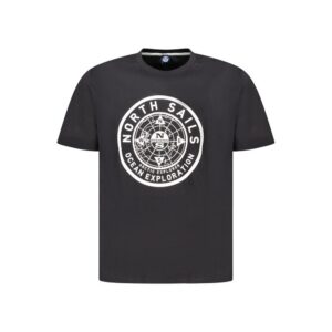 North Sails Heren T-shirt – Zwart - Afbeelding 1