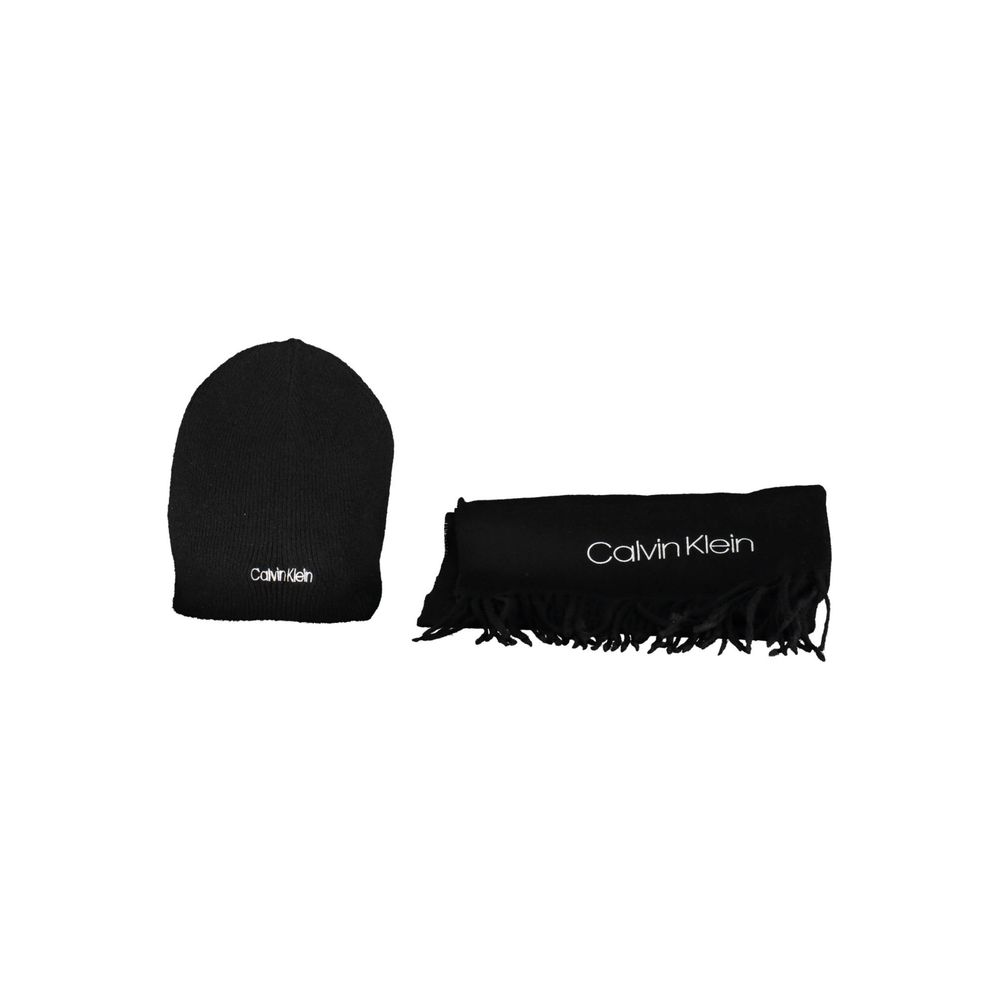 Calvin Klein Heren Muts & Sjaal set – Zwart