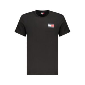 Tommy Hilfiger Heren T-shirt – Zwart - Afbeelding 1