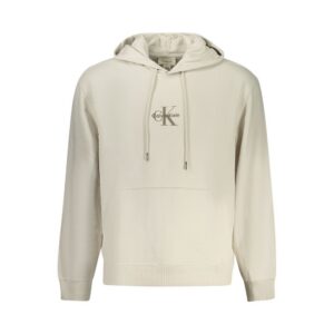 Calvin Klein Heren Hoodie – Beige - Afbeelding 1