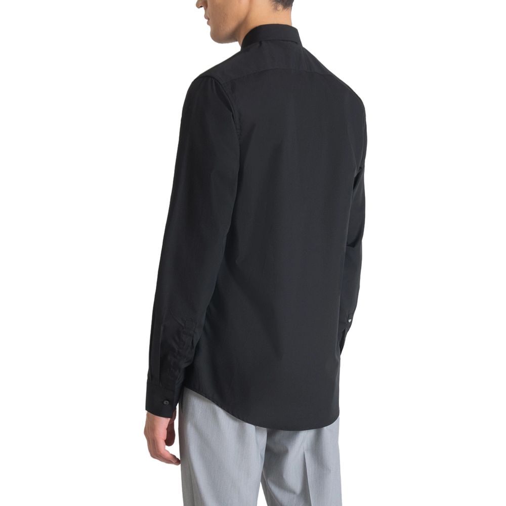 Antony Morato London Slim Fit Heren Overhemd – Zwart