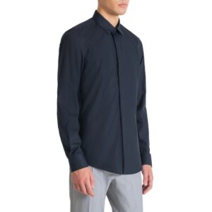 Antony Morato London Slim Fit Heren Overhemd – Blauw - Afbeelding 1