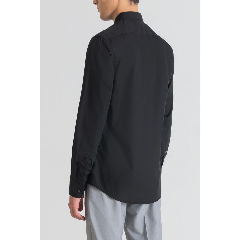 Antony Morato London Slim Fit Heren Overhemd – Zwart