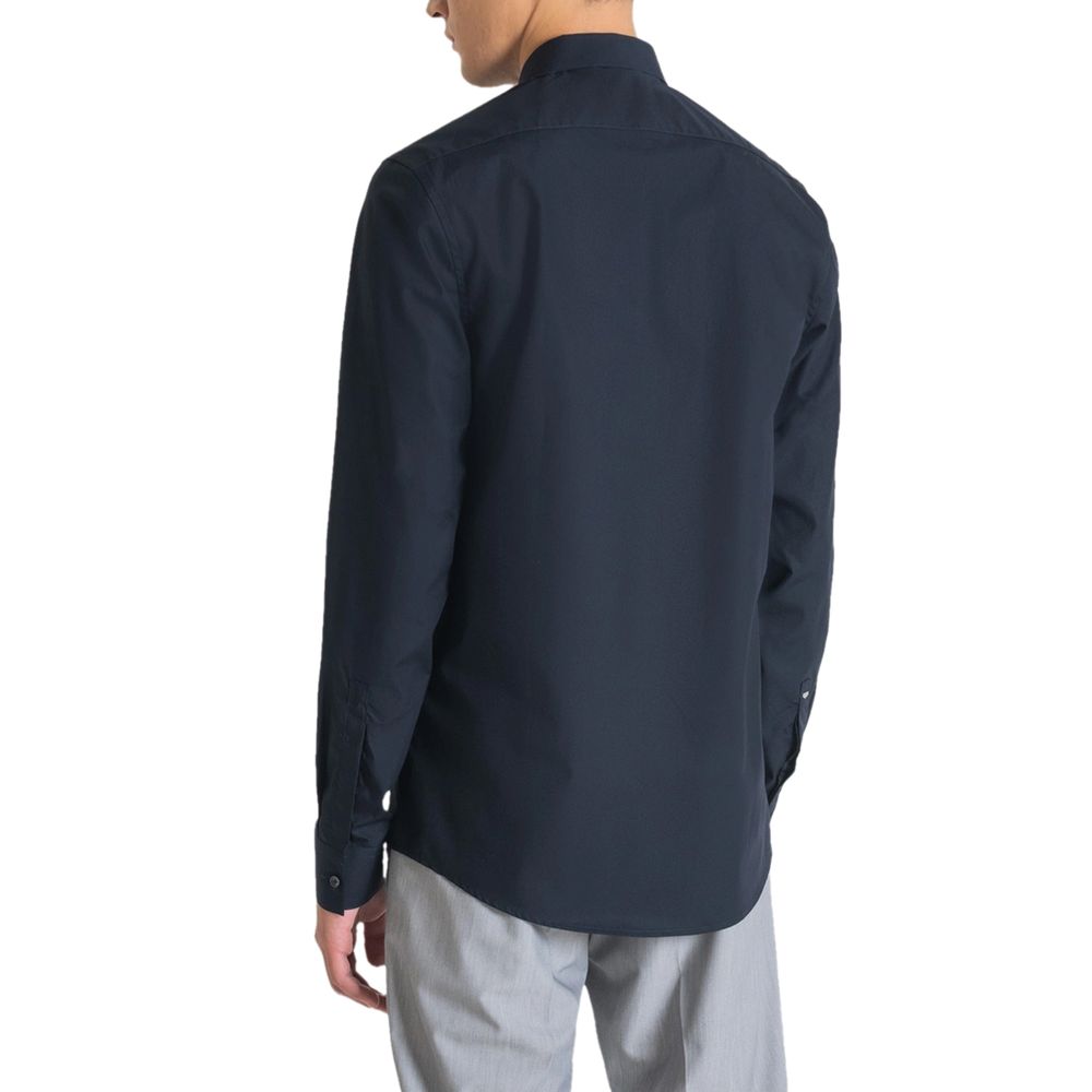 Antony Morato London Slim Fit Heren Overhemd – Blauw