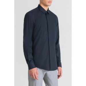 Antony Morato London Slim Fit Heren Overhemd – Blauw - Afbeelding 3