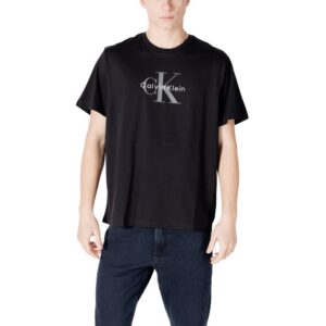 Calvin Klein Heren T-shirt – Zwart - Afbeelding 2