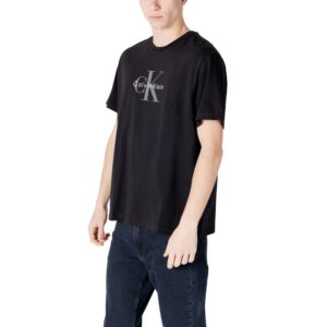 Calvin Klein Heren T-shirt – Zwart - Afbeelding 5