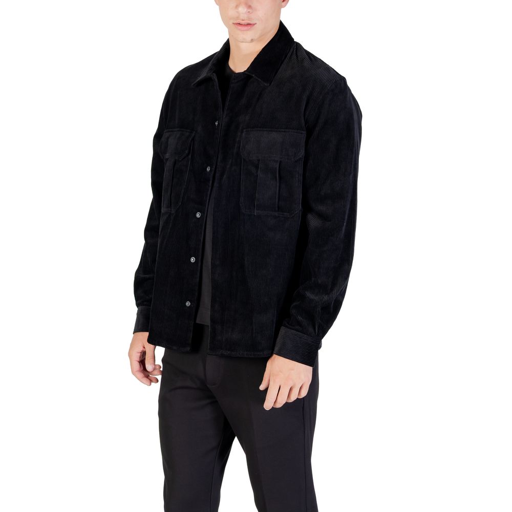 Antony Morato Regular Fit Heren Overhemd – Zwart