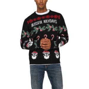 Only & Sons Heren Kersttrui – Zwart - Afbeelding 1