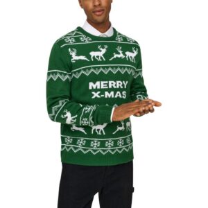 Only & Sons Heren Kersttrui – Tweekleurig - Afbeelding 3