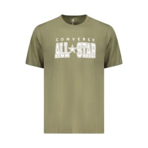 Converse Heren T-shirt – Groen - Afbeelding 1