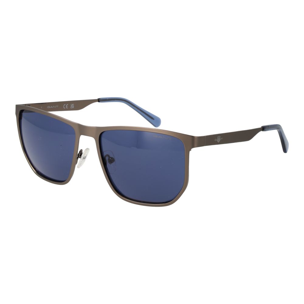 Gant Heren Zonnebril – Gunmetal met Blauwe Glazen