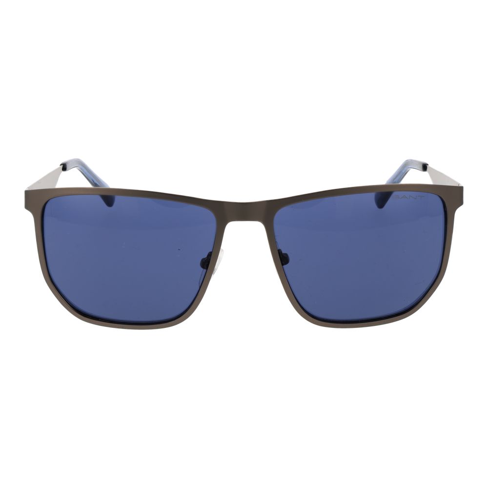 Gant Heren Zonnebril – Gunmetal met Blauwe Glazen