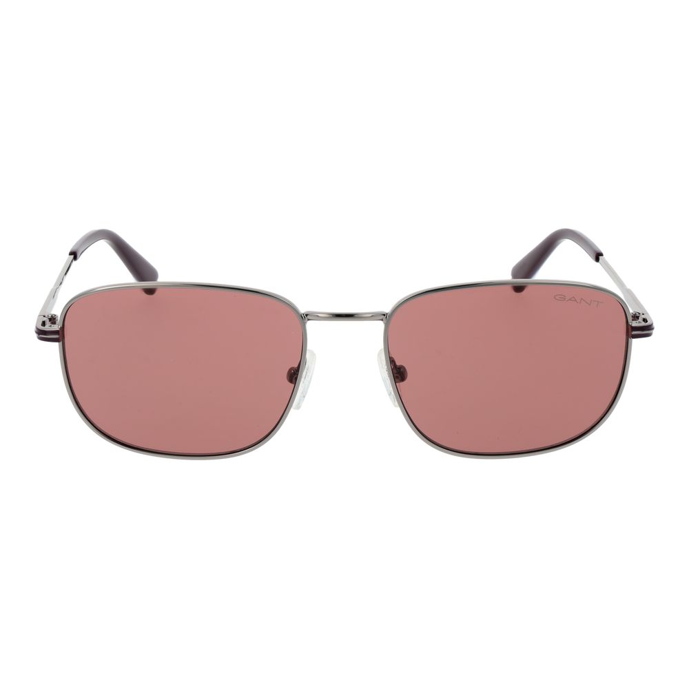 Gant Heren Zonnebril – Zilver met Roze Glazen