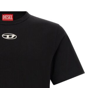 Diesel T-Adjust-Od Heren T-Shirt – Zwart - Afbeelding 3