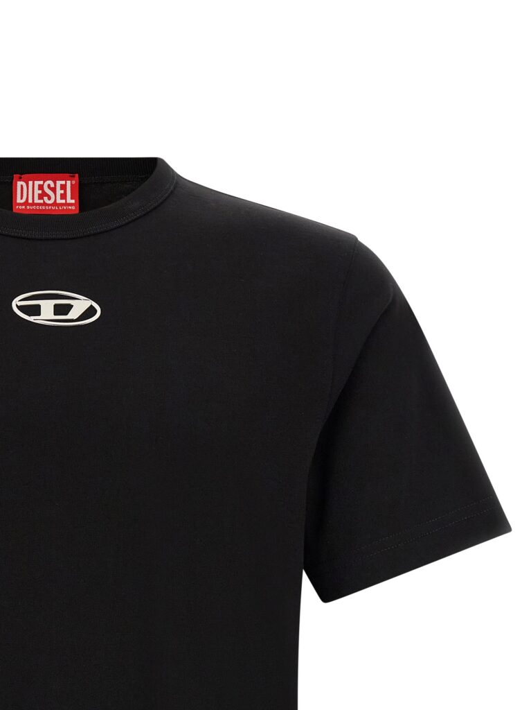 Diesel T-Adjust-Od Heren T-Shirt – Zwart
