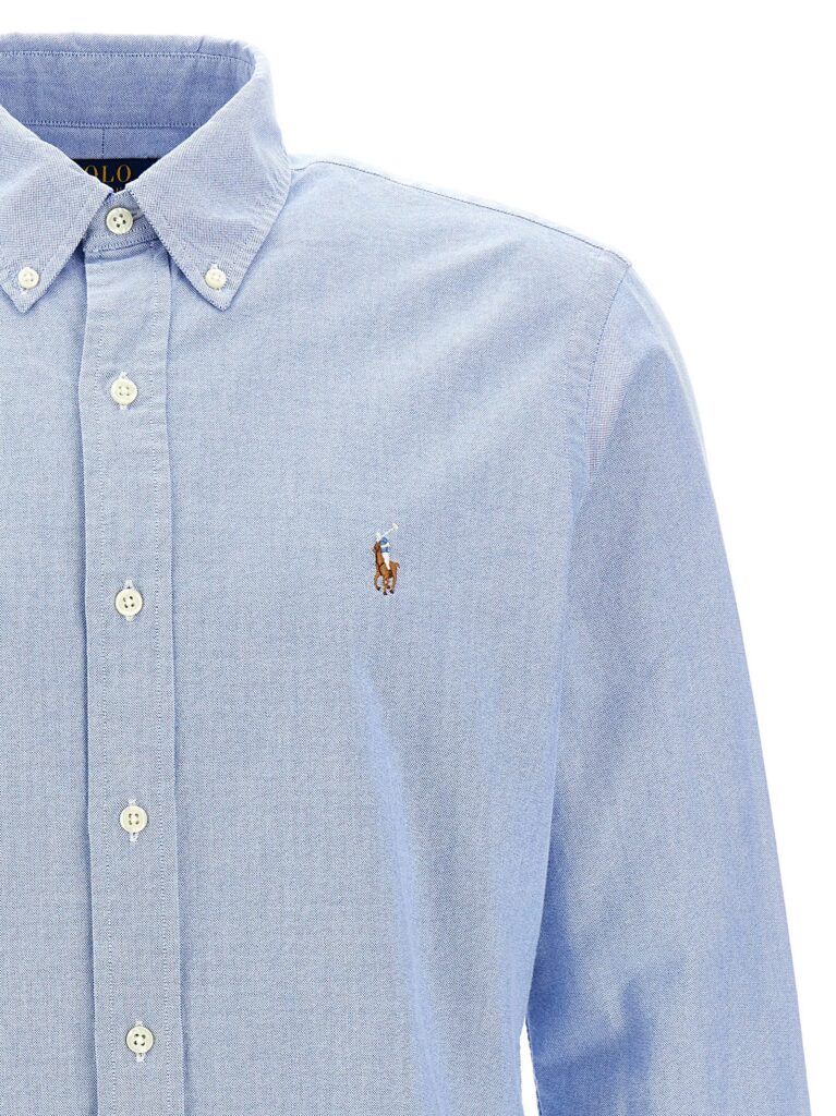 Polo Ralph Lauren Heren Oxford Overhemd – Lichtblauw
