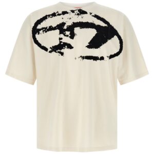 Diesel T-Boxt-N14 Heren T-Shirt – Wit/Zwart - Afbeelding 1