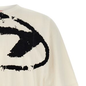 Diesel T-Boxt-N14 Heren T-Shirt – Wit/Zwart - Afbeelding 3