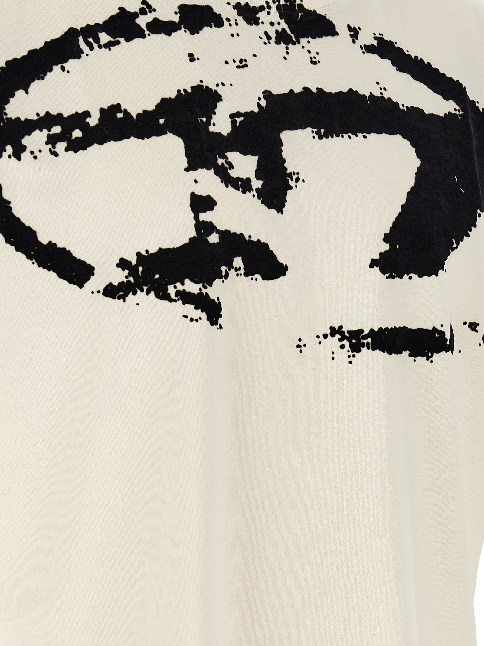 Diesel T-Boxt-N14 Heren T-Shirt – Wit/Zwart - Afbeelding 4