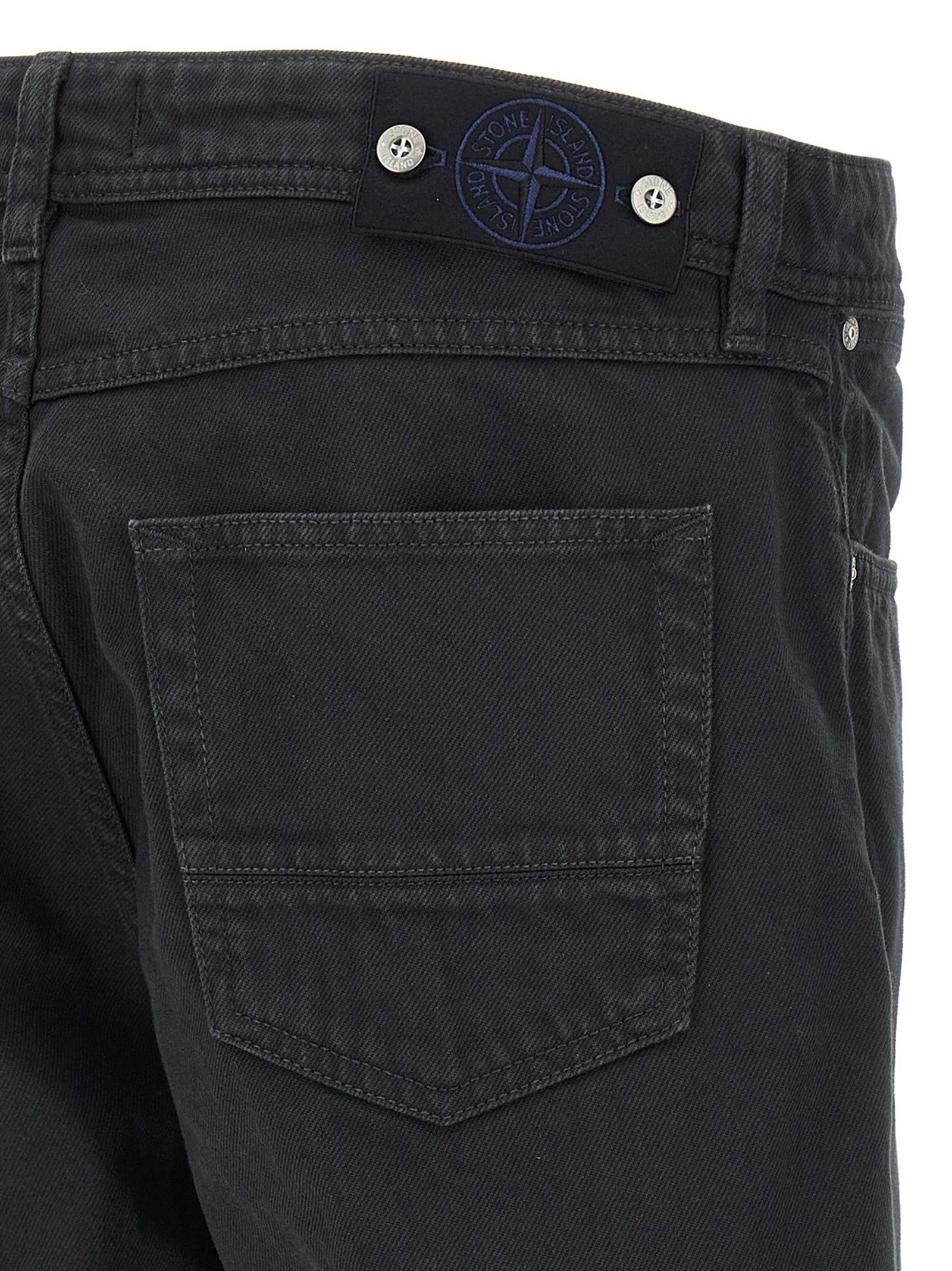 Stone Island Heren Jeans – Zwart - Afbeelding 4