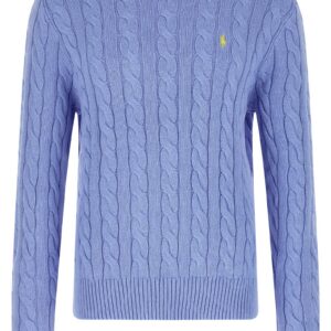 Polo Ralph Lauren Heren Kabeltrui – Lichtblauw - Afbeelding 1