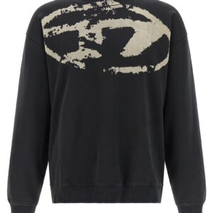 Diesel S-Boxt-N5 Heren Sweatshirt – Zwart - Afbeelding 1