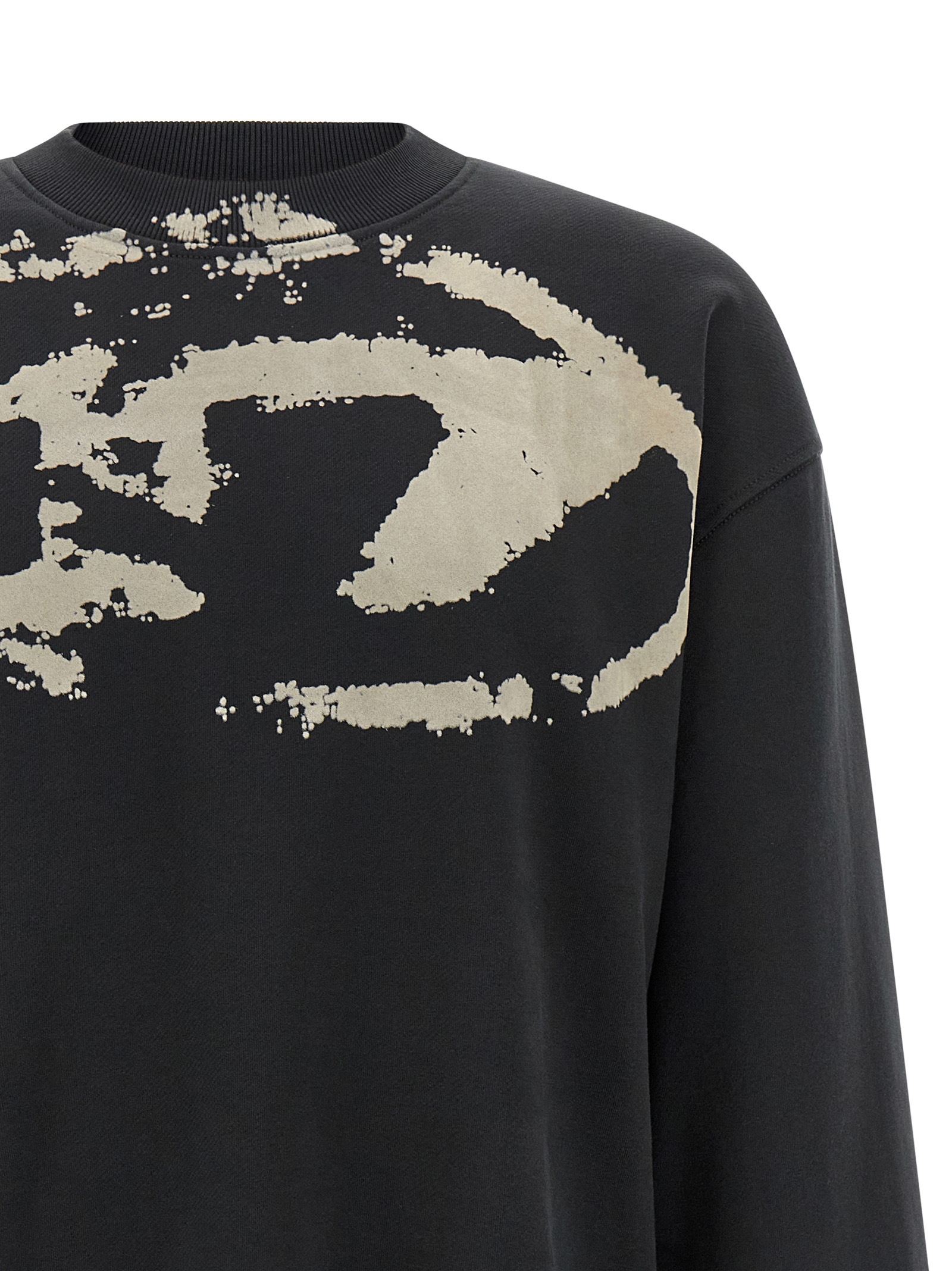 Diesel S-Boxt-N5 Heren Sweatshirt – Zwart - Afbeelding 3