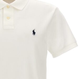 Polo Ralph Lauren Heren Polo Slim Fit – Wit - Afbeelding 3