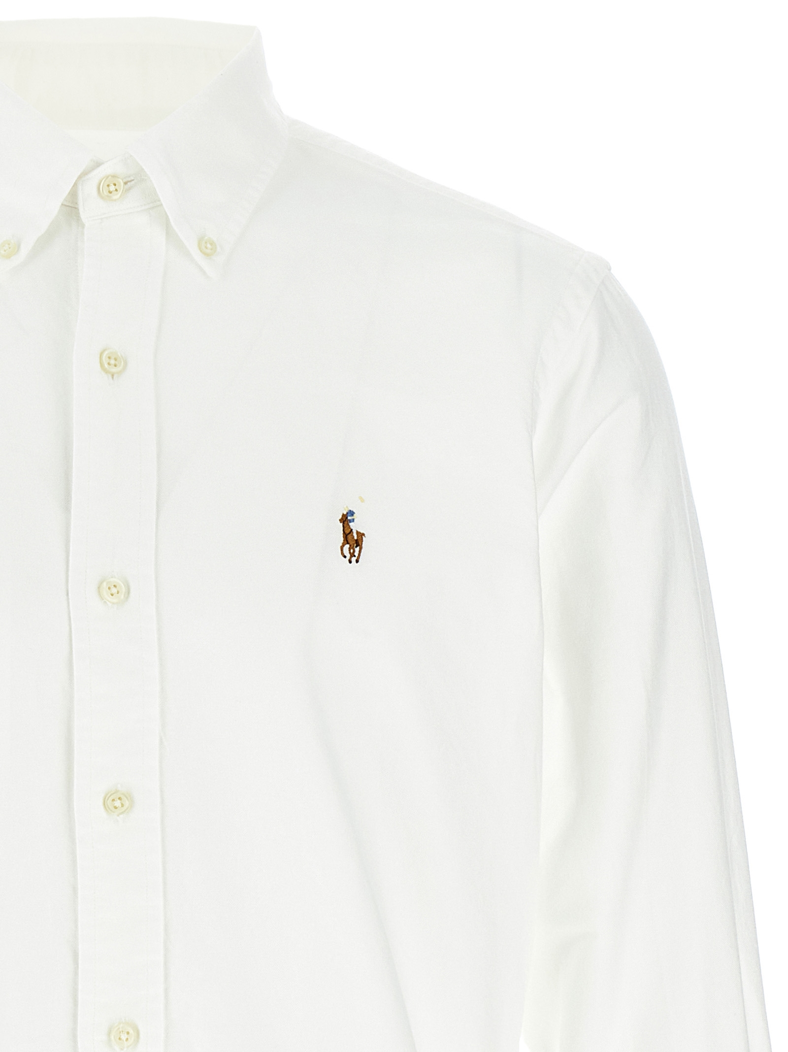 Polo Ralph Lauren Heren Oxford Overhemd – Wit - Afbeelding 3