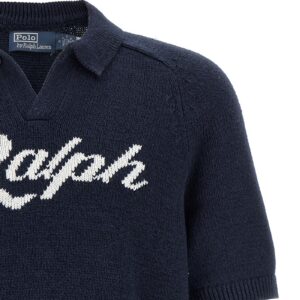Polo Ralph Lauren Heren Gebreide Polo – Blauw - Afbeelding 3
