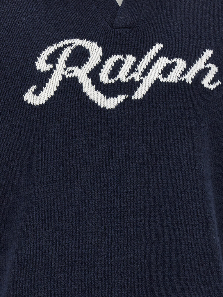 Polo Ralph Lauren Heren Gebreide Polo – Blauw