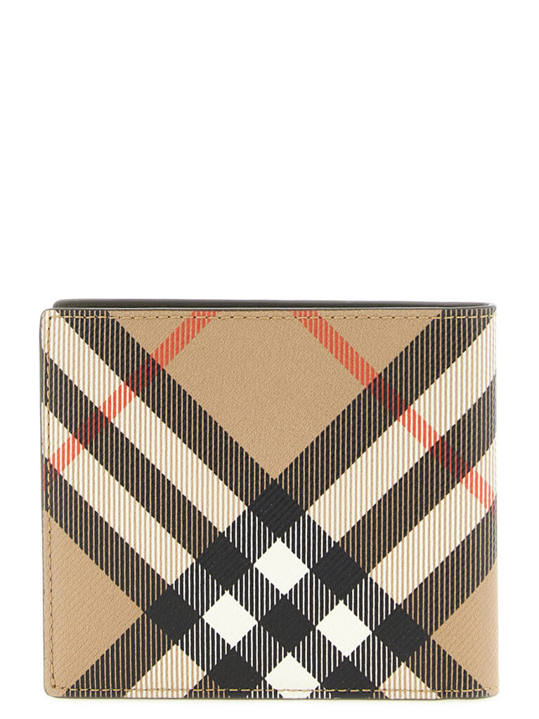 Burberry Check Heren Portemonnee – Beige