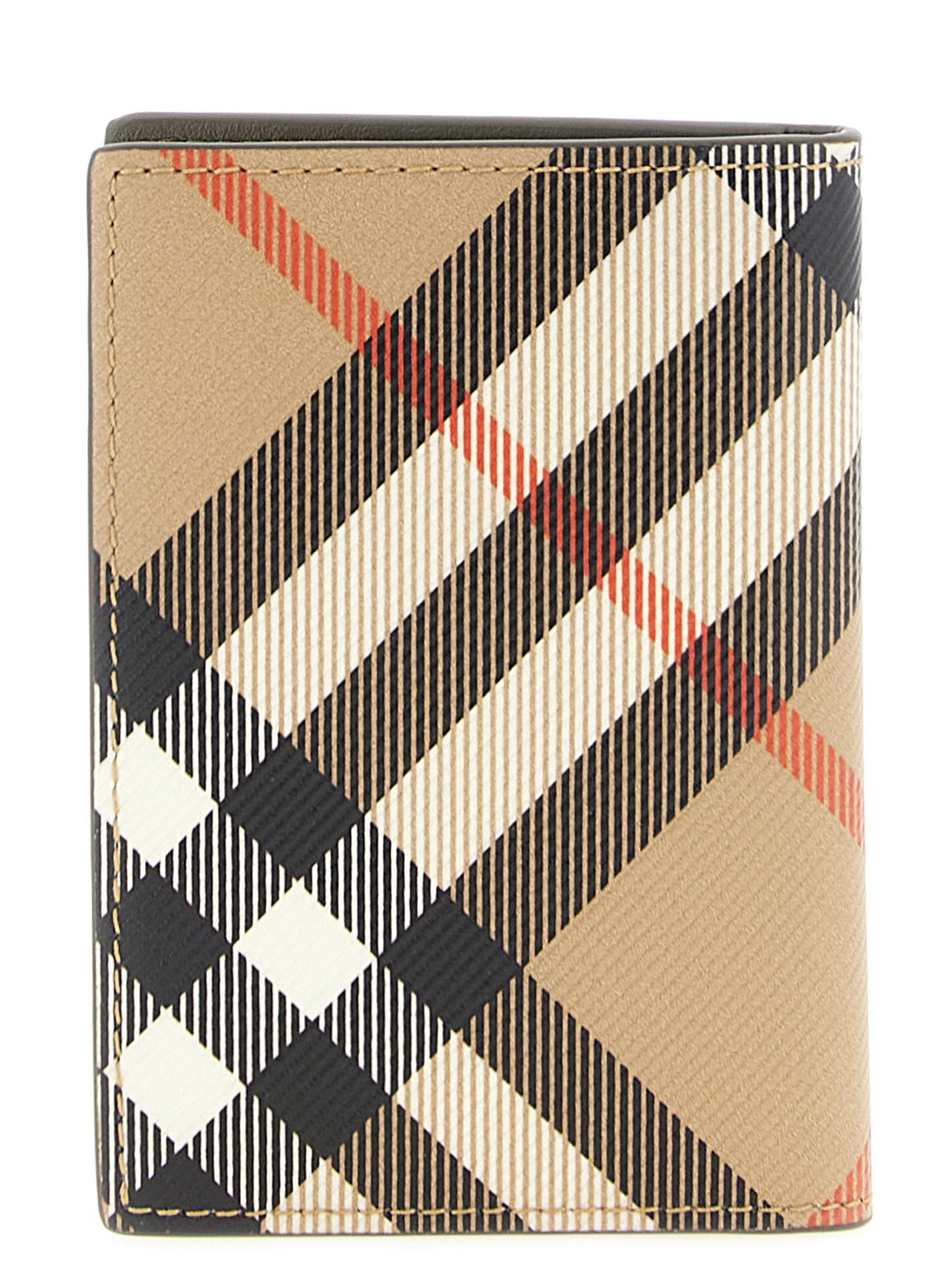 Burberry Folding Check Kaarthouder – Beige - Afbeelding 2