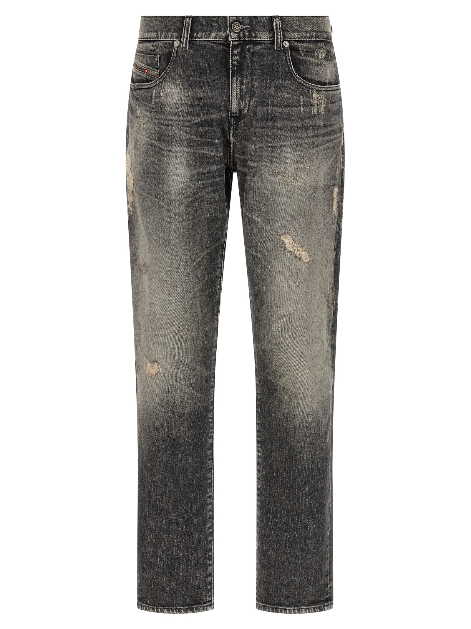 Diesel 2019 D-Strukt Heren Jeans – Grijs - Afbeelding 1