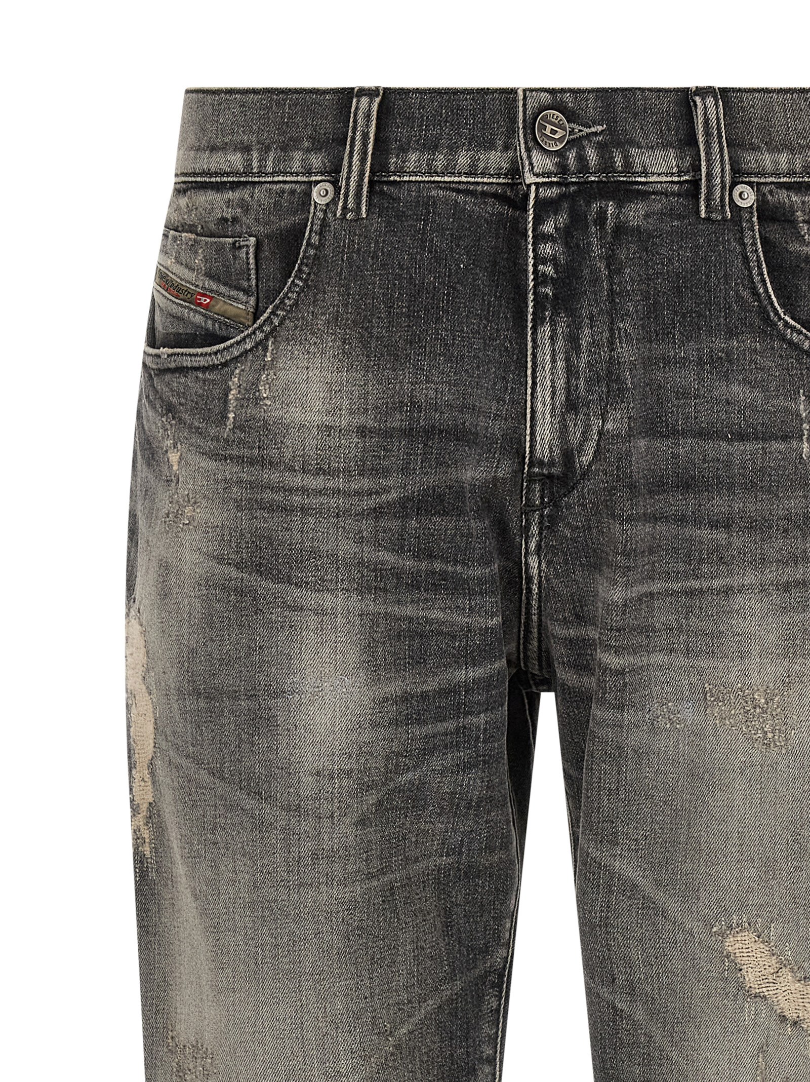 Diesel 2019 D-Strukt Heren Jeans – Grijs - Afbeelding 3