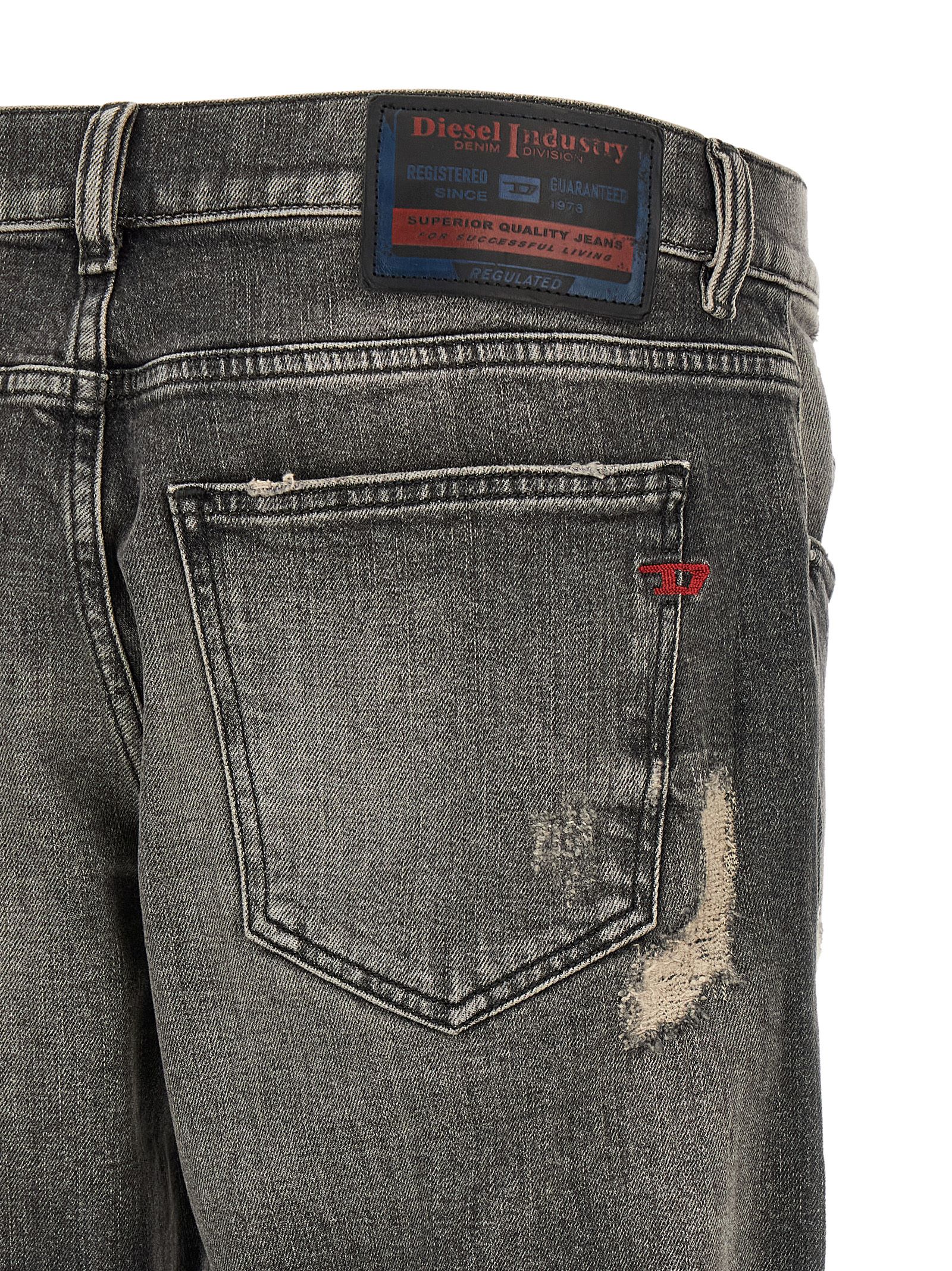 Diesel 2019 D-Strukt Heren Jeans – Grijs - Afbeelding 4