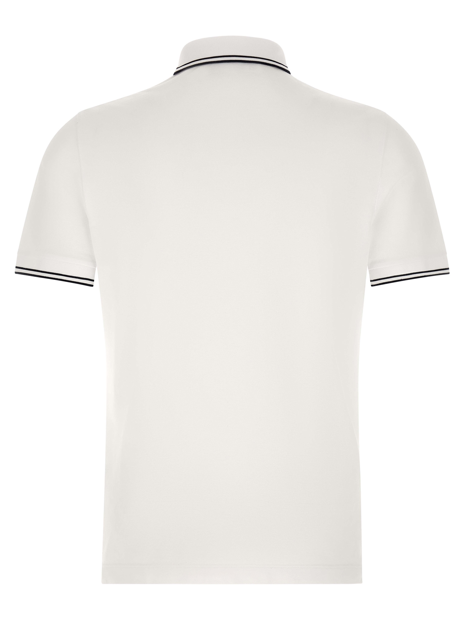 Stone Island Heren Poloshirt – Wit/Zwart - Afbeelding 2