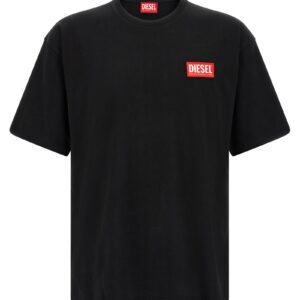 Diesel T-Boxt-Lab Heren T-Shirt – Zwart - Afbeelding 1